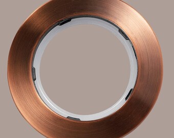 Set of 10 eyelet curtain Ø50 mm - copper