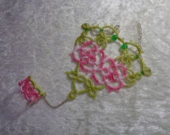 Hand tatted jewelry and beads