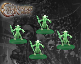 4 figurines Goblin