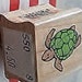 Hero Arts A550 Tiny Turtle Mounted Rubber Stamp