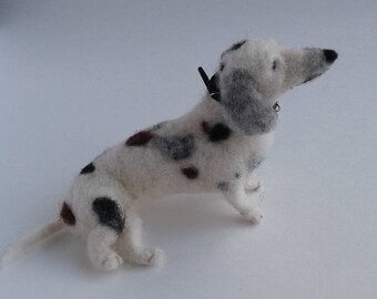 Needle Felted Dachshund