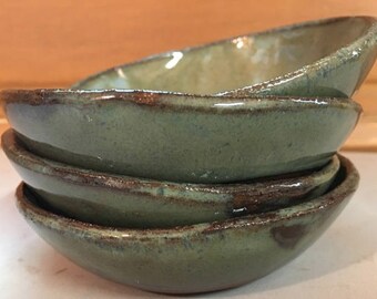 Set of Small Ceramic Dessert Bowls Kitchen Accessories Prep Bowls Ceramic Bowls