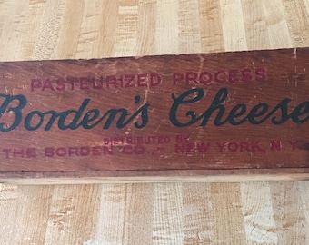 Vintage Borden's Cheese Box