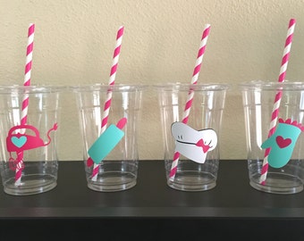 Baking party cups, Baking Birthday Party, Cooking Party Cups, Cooking Birthday Party Cups, Little Chef Party Cups