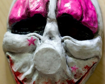 inspired Payday the Heist Houston Hoxton game mask Cosplay Halloween team band payday2