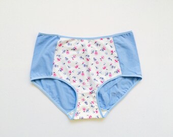 Floral pattern Hipster style Panties. comfortable catton panties