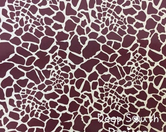 Giraffe Vinyl, Giraffe Print Vinyl, Adhesive Vinyl, Animal Print Vinyl, Permanent Vinyl, Colorful Vinyl, Oracal 651, 12 X 12