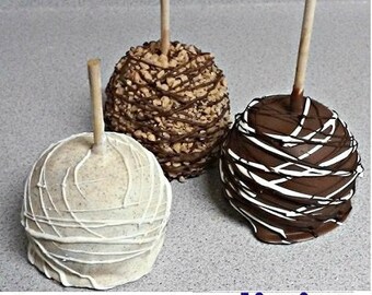 Caramel Apple, Set of 2, Candy Apples
