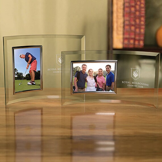 Engraved Glass Frame for 5x7 Horizontal or Vertical Photo