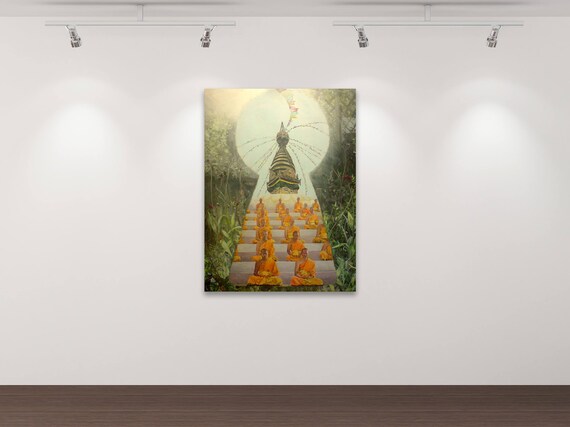 Woanders - Kunstdruck Gemälde von Stephanie Oncken Woanders - Kunstdruck Gemälde von Stephanie Oncken