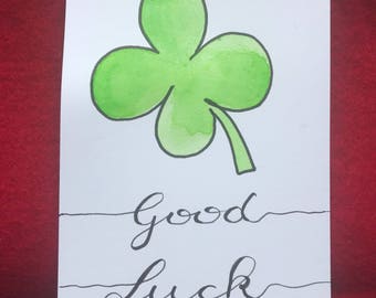 Good luck Greeting Card Postcard