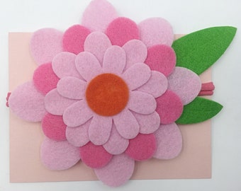 Pink Large Bloom Headband