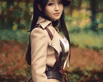 Vintage Retro Women Steampunk Short Jacket Military Spring Autumn Shrug