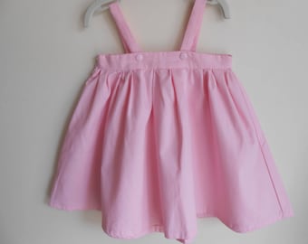 pale pink strapless dress size 18 months
