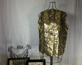 Vintage Metallic Golden Shirt