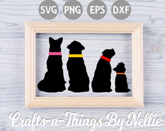 Sitting Dog Silhouette SVG