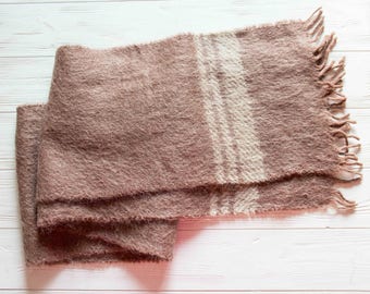 mohair scarf, vintage scarf, scarf 1960, scarf 100% mohair