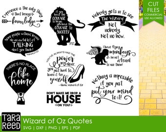 Wizard of Oz svg / Inspirational svg / Motivational svg / quote svg bundle / quote svg / svg files / svg for Cricut / svg for Silhouette