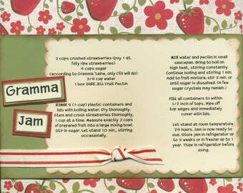 recipe layout
