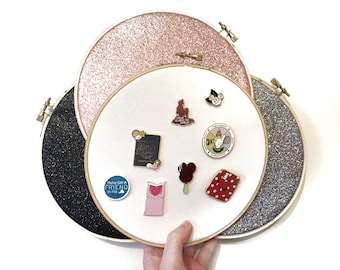 PRE ORDER! Glitter hoop pin board
