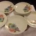 Dessert Plates Porcelain Spring Flowers Deco Mitterteich Bavaria Set of Five