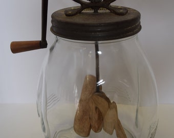 Very Cool Large Antique Butter Churn- Dazey Churn Corporation- Working