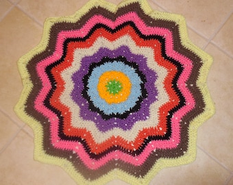 baby afghan, crochet baby afghan, ripple afghan, star afghan, newborn, scrapghan, baby blanket, new baby, photo prop
