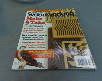 Scrollsaw Woodworking and Crafts, Magazine Back Issue, Fall 2015, Intarsia Animals, Master Pattern Sheet