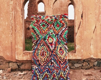 Boucherouite rug | Rag rug