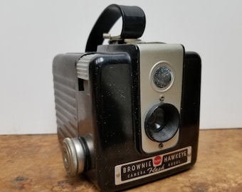 Kodak Brownie Hawkeye Camera, fifties film camera, vintage Camera, Kodak