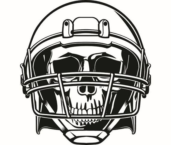 Football Helmet 4 Skull Equipment Team Sports School College