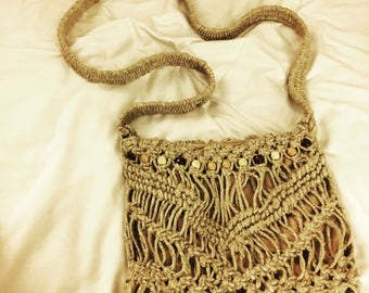 Macrame Hemp Purse (Purse #2)