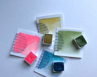 Boho Summer Palette - Handmade Watercolor Paints