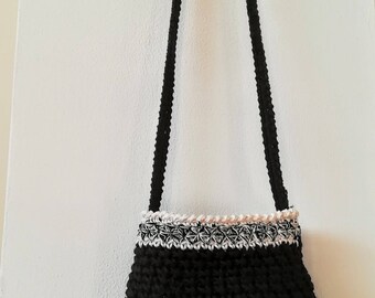 PATTERN: shoulder little bag, crossbody mini purse, shoulder strap mini purse, crocheted mini bag, little bag, crocheted little purse