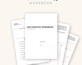 SEO Strategy, seo help, seo planner, seo Optimization for Small Business Owners | Printable - A4