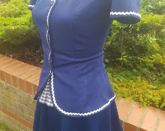 Ladies vintage 1960s elegent tunic/top/jacket