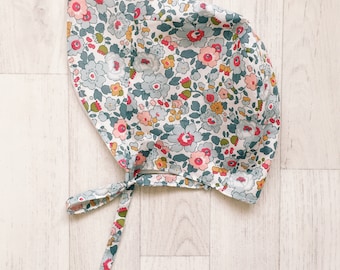 JASMINE Handmade Liberty of London Print BRIMMED Summer Bonnet Girls Tana Lawn Hat