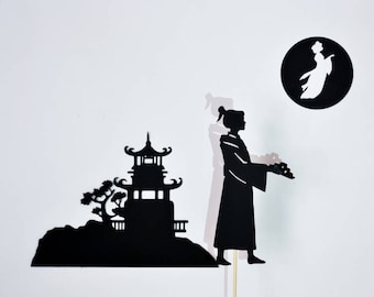 Moon Festival Legend Shadow Puppet Set for Kids