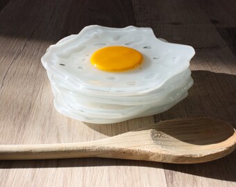 Fused Glass Fried Eggs...So Many Uses!