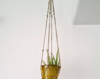Jute Rope Hanging Planter (Sm)