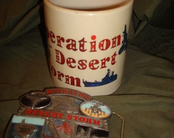 Desert Storm Mug & Buckle