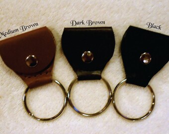 Leather Key Chain Guitar Pick Holder - 3rd Anniversary Gift for Him or Her - Unique Leather Gift Idea for Any Occasion