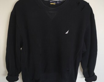 Vintage Distressed Nautica Crewneck Sweatshirt