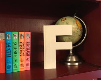 Letter "F" Monogram Book ~ Bookshelf Decor ~ Great gift idea!