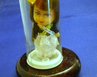 Vintage Miniature Miss Italy Made in Hong Kong Collectible Doll, 1960s