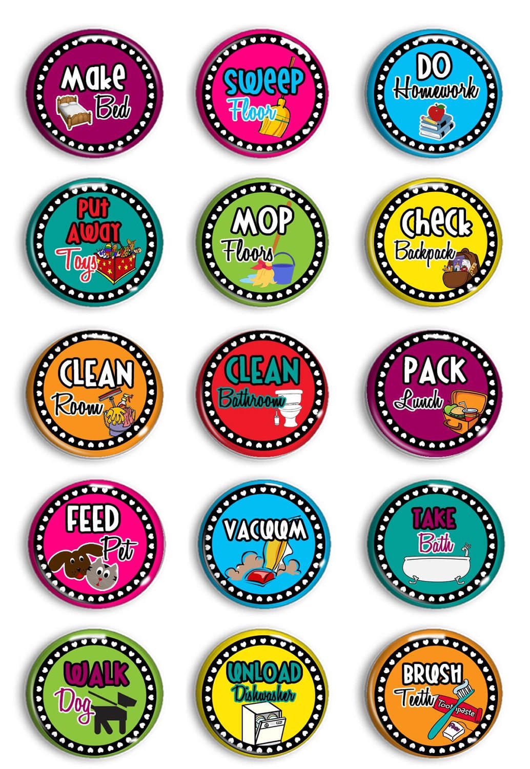 chore-chart-magnets-chore-magnets-kids-jobs-family
