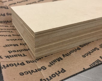 ON SALE - MDF - 4" x 6" x 1/8" pieces (a baker's dozen)
