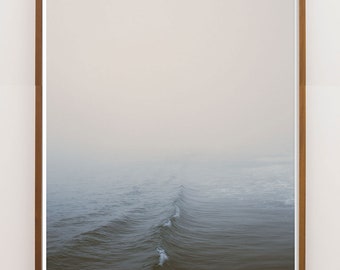 Minimalist photography, Dorm Decor, Ocean wave photography, Large Art Print, Loft Art, Bedroom Art, Large Wall Art, Contemporary photography