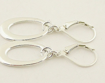 Sterling Silver Earrings Lever Back Earrings 02