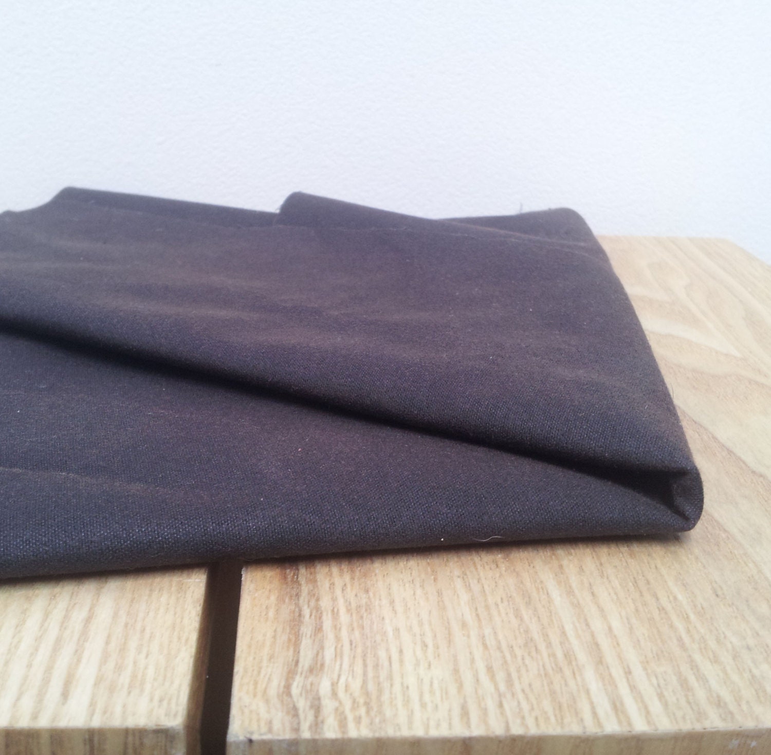 Waxed cotton fabric Oilskin fabric by the meter yard